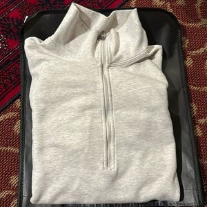 White lululemon quarter zip